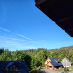 Výhled z našeho pokoje